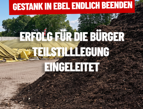 Ebel atmet auf: Ein wichtiger Erfolg für die Bürger – Teilstilllegung gegen Geruchsbelästigung eingeleitet